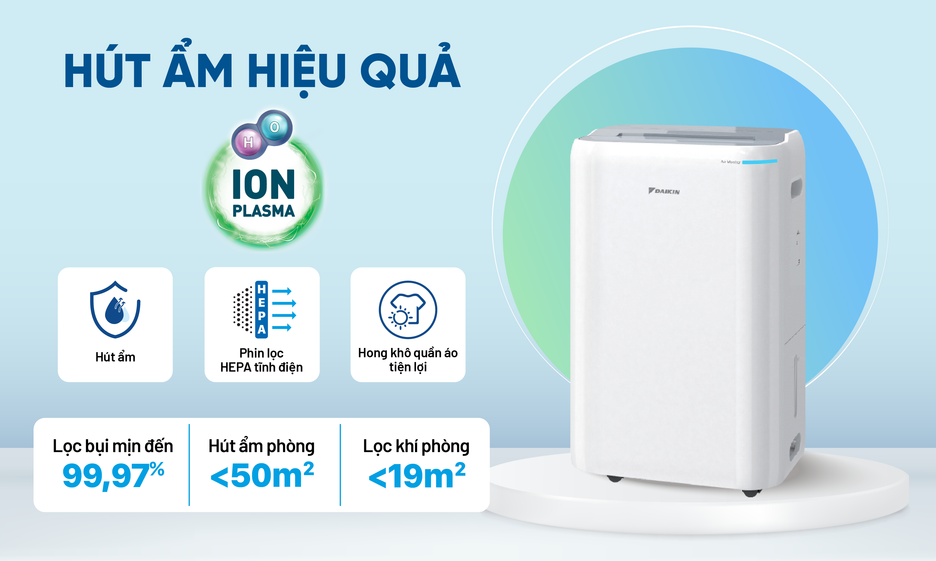 Máy lọc không khí kèm hút ẩm JPF12AV2