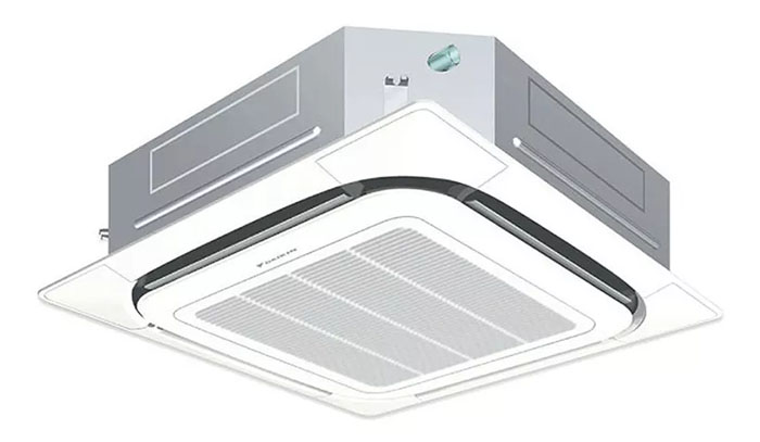 Điều Hòa Âm Trần Cassette Daikin Inverter 42.700 BTU 1 Chiều (3 pha) FCFC125DVM/RZFC125DY1+BRC2E61